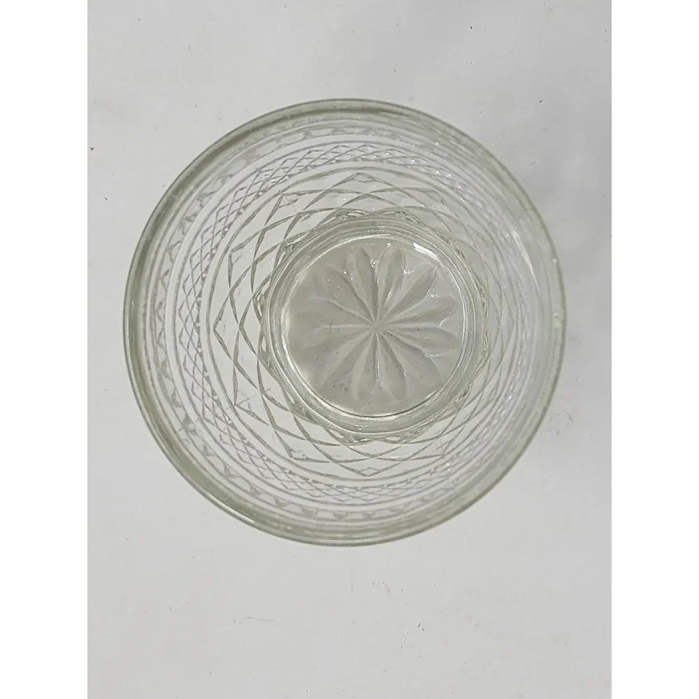 Vintage‎ Anchor Hocking Wexford Old Fashioned Tumblers & Mogan David Decanter